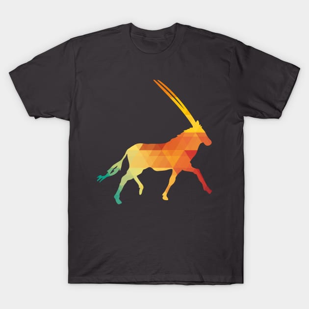 Gemsbok Harlequin T-Shirt by KerzoArt